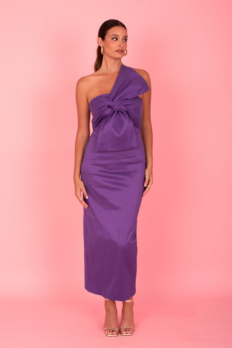 Vestido Josefina Largo - Morado