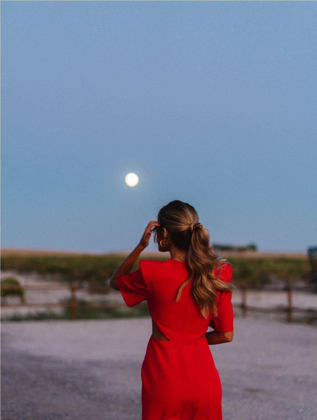 Vestido Virgo Midi - Rojo